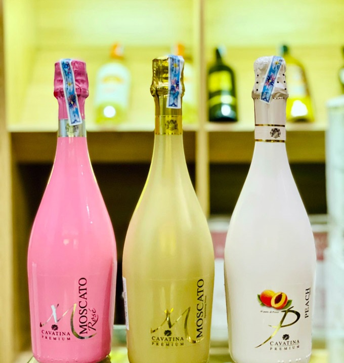 Rượu vang P Peach Cavatina Premium hà nội